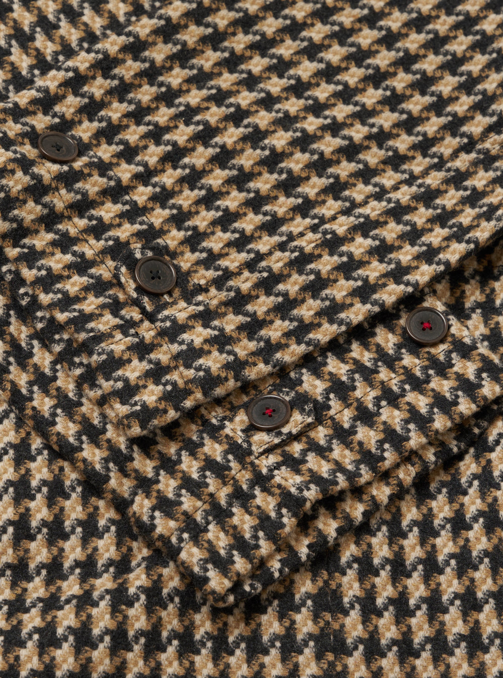 Sand Cortina Tweed Boston Parka