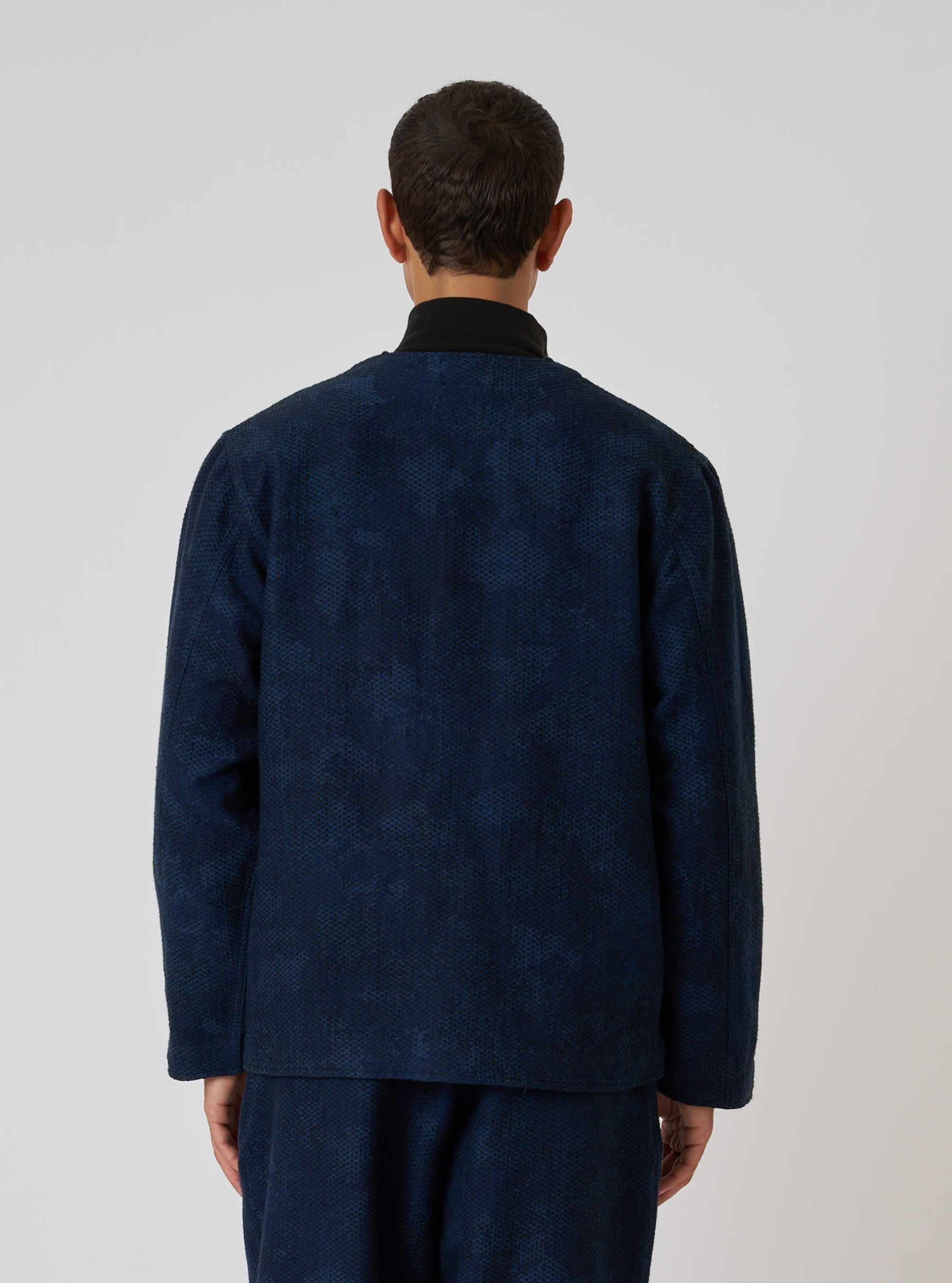 Black/Indigo Denim Camo Cabin Jacket