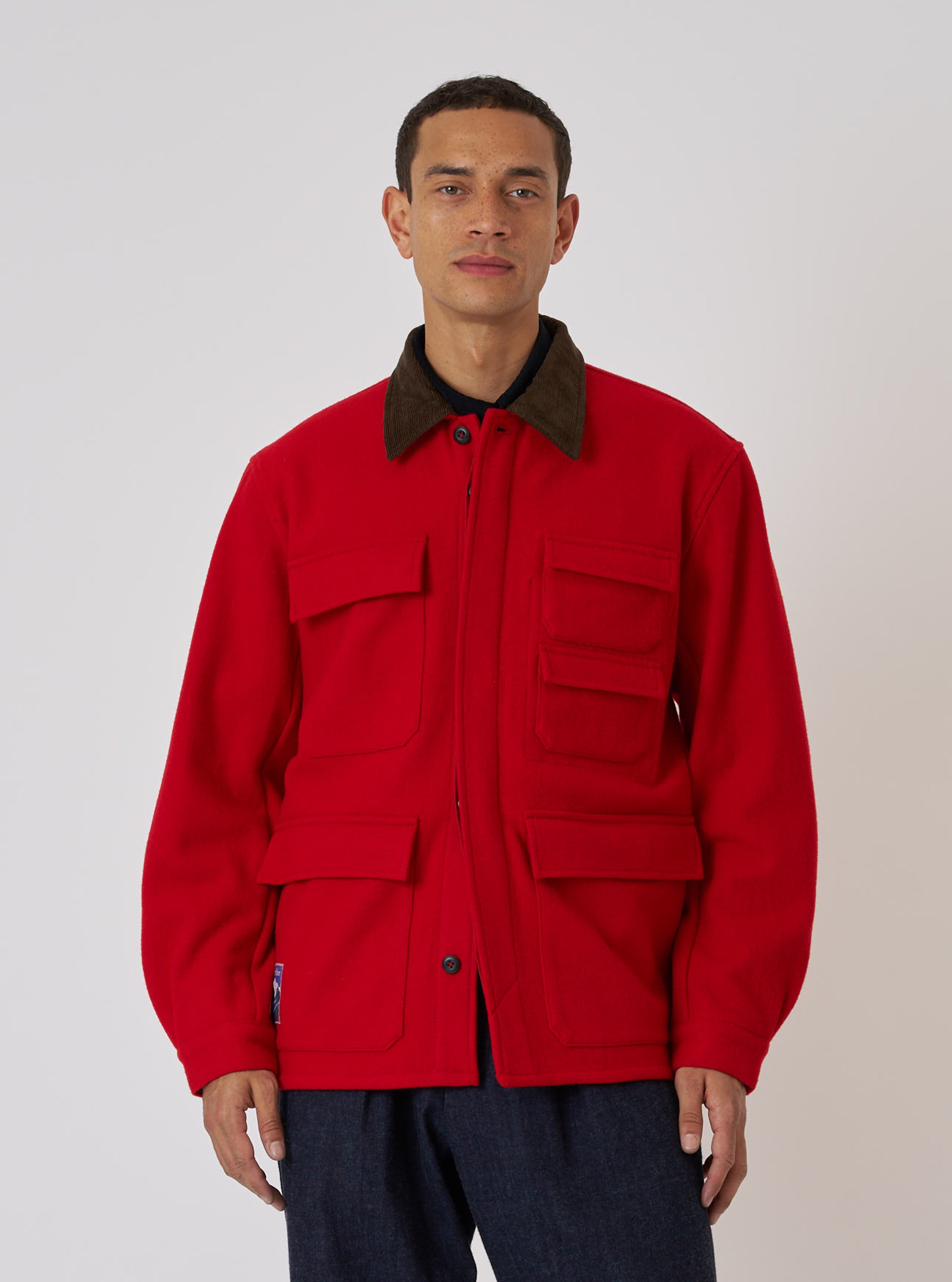 Men's Red Mowbray Military Fatigue Jacket – Universal Works