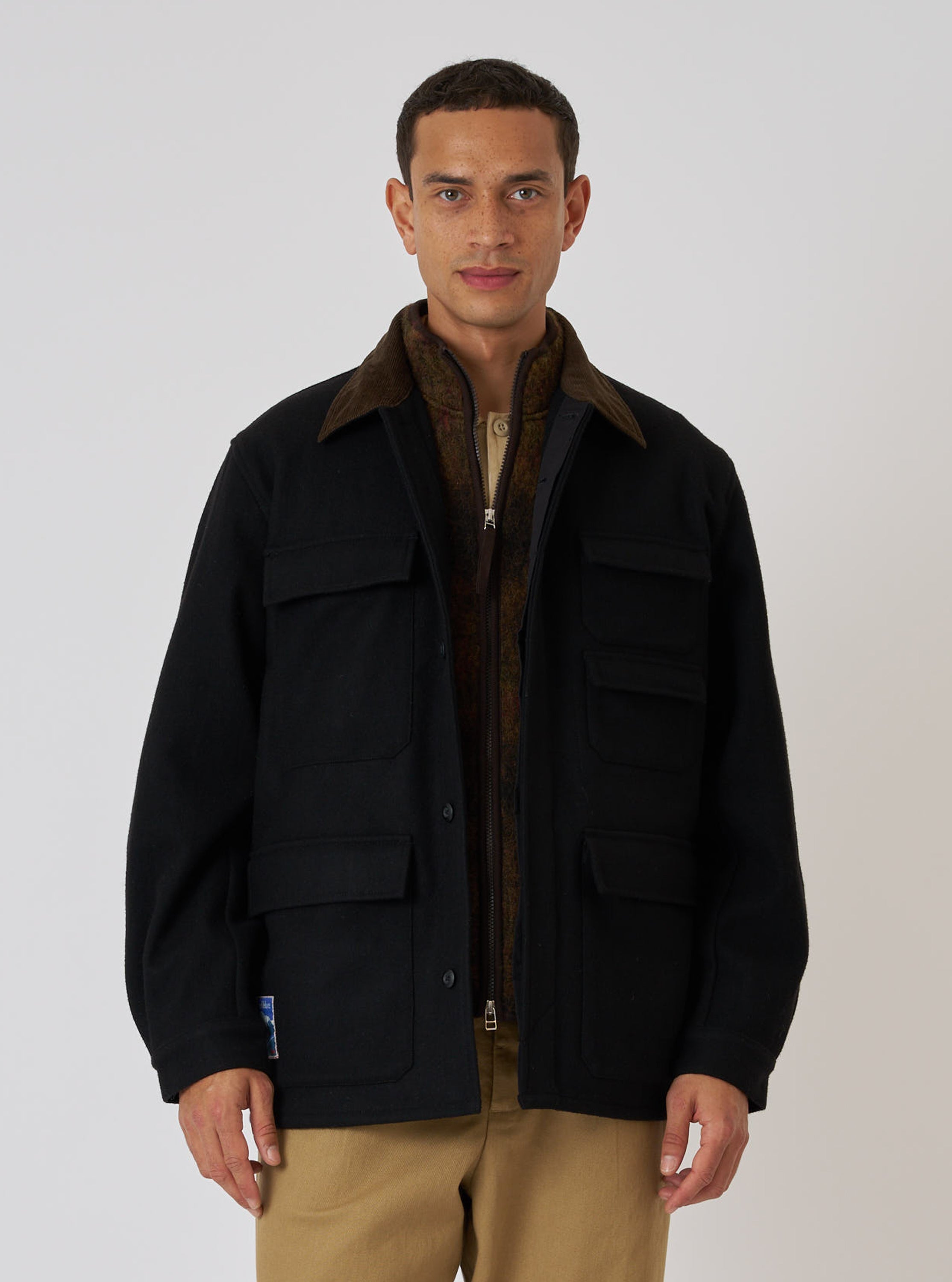 Men's Black Mowbray Military Fatigue Jacket – Universal Works