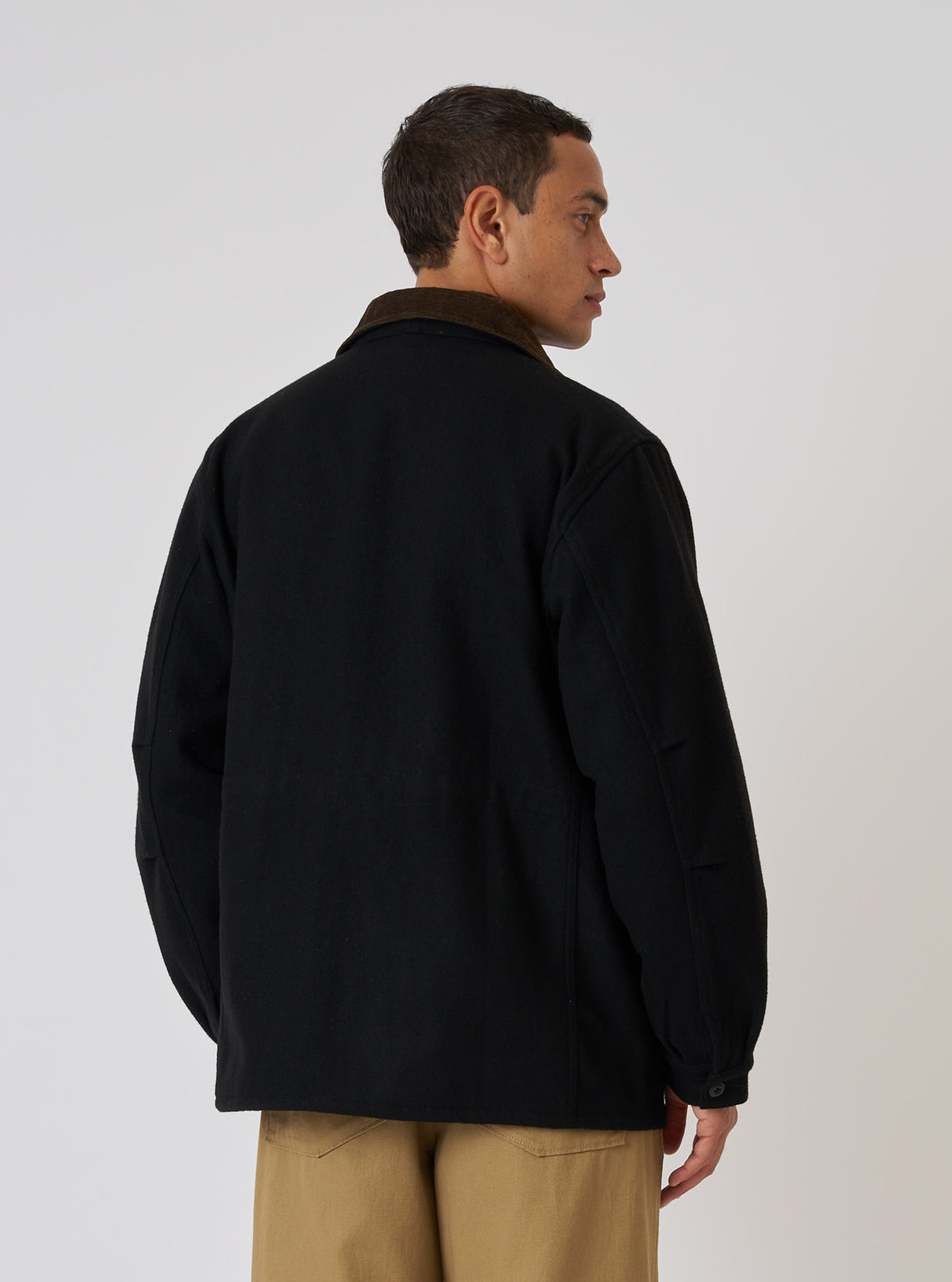 Black Mowbray Military Fatigue Jacket