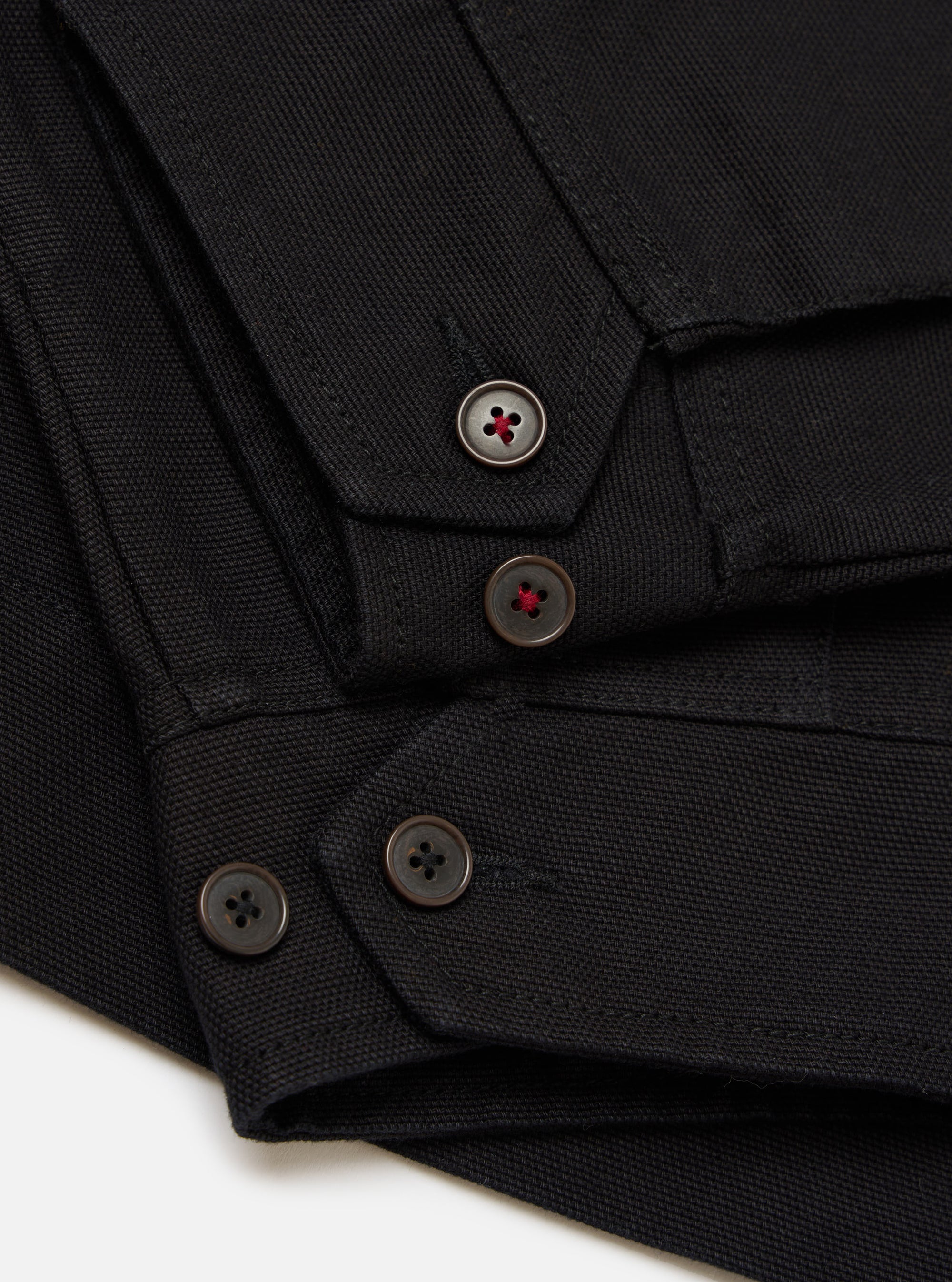 Black Organic Canvas S130 Jacket