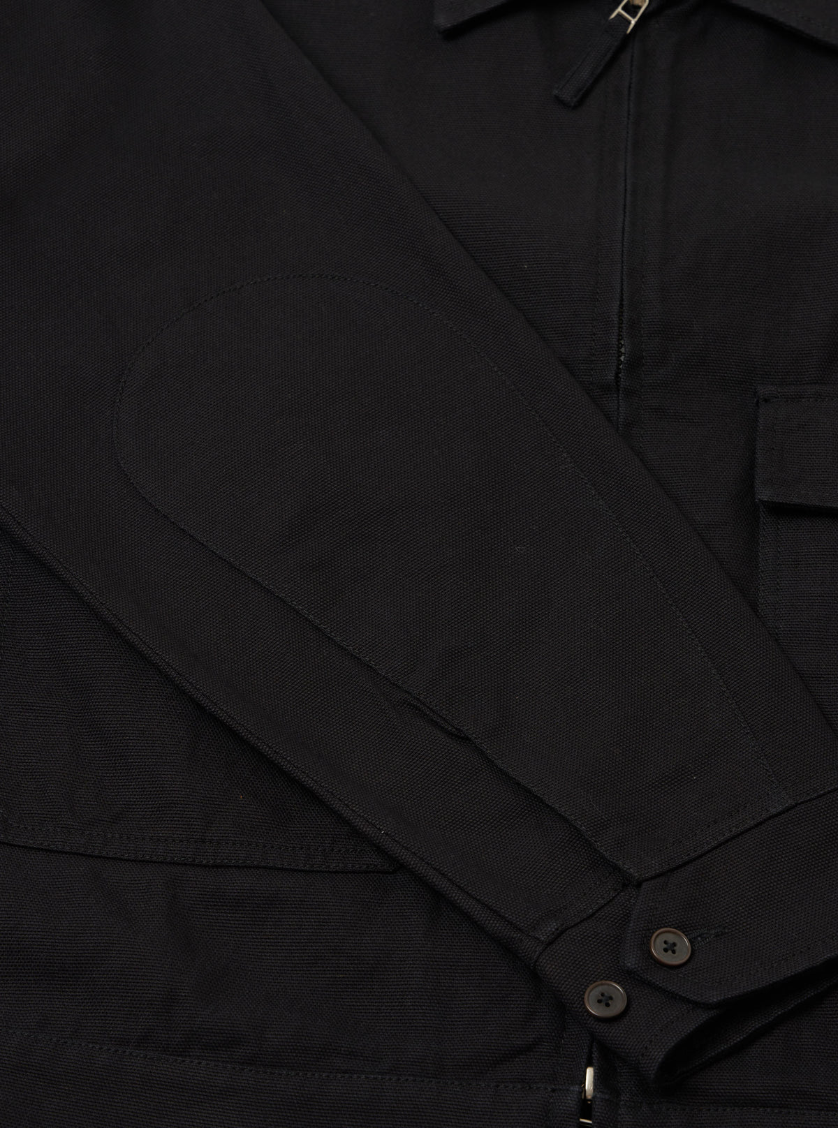 Black Organic Canvas S130 Jacket