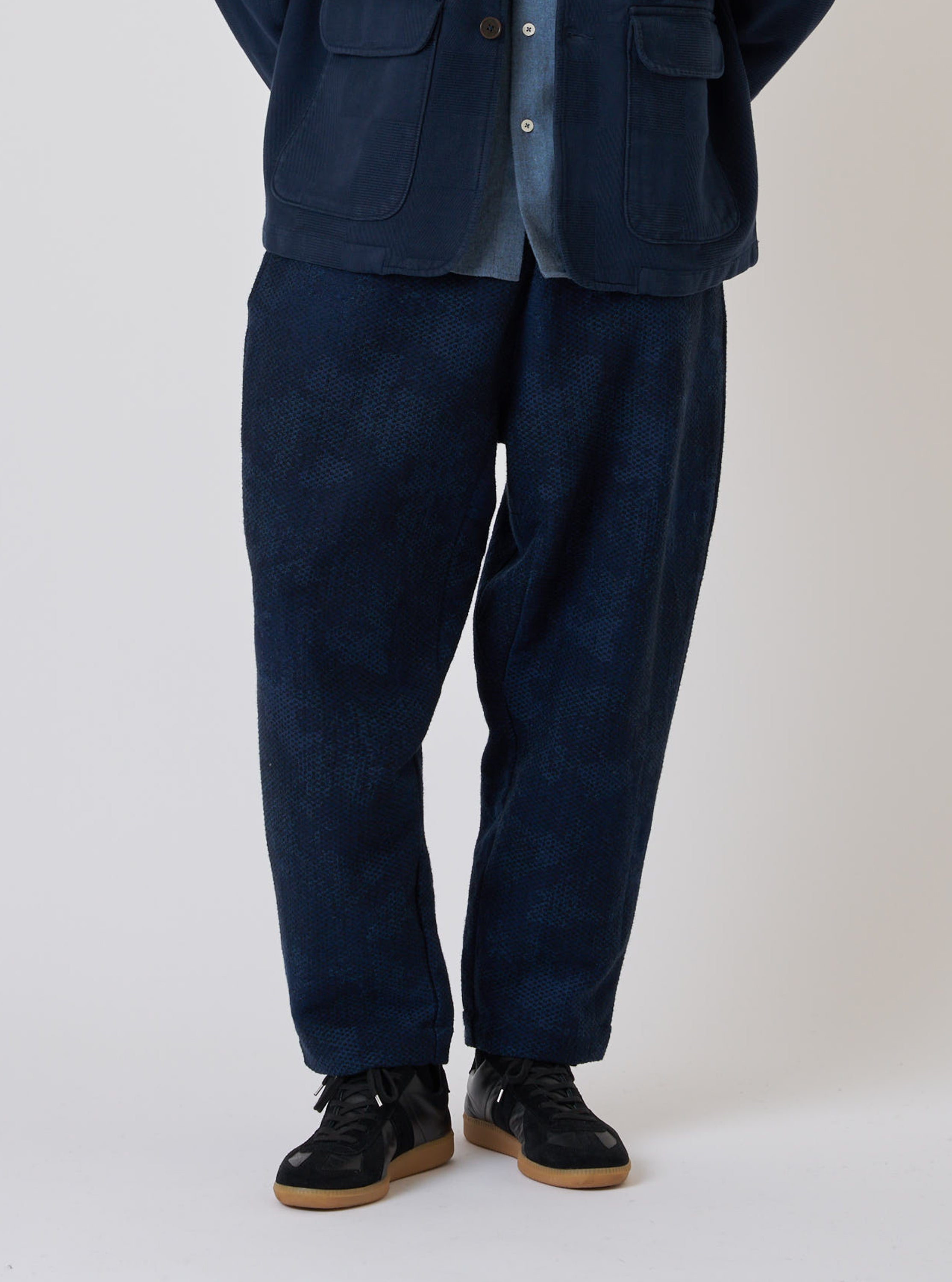 Men's Black/Indigo Denim Camo Braga Pant – Universal Works