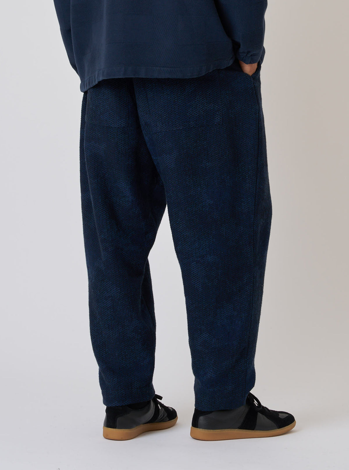 Black/Indigo Denim Camo Braga Pant