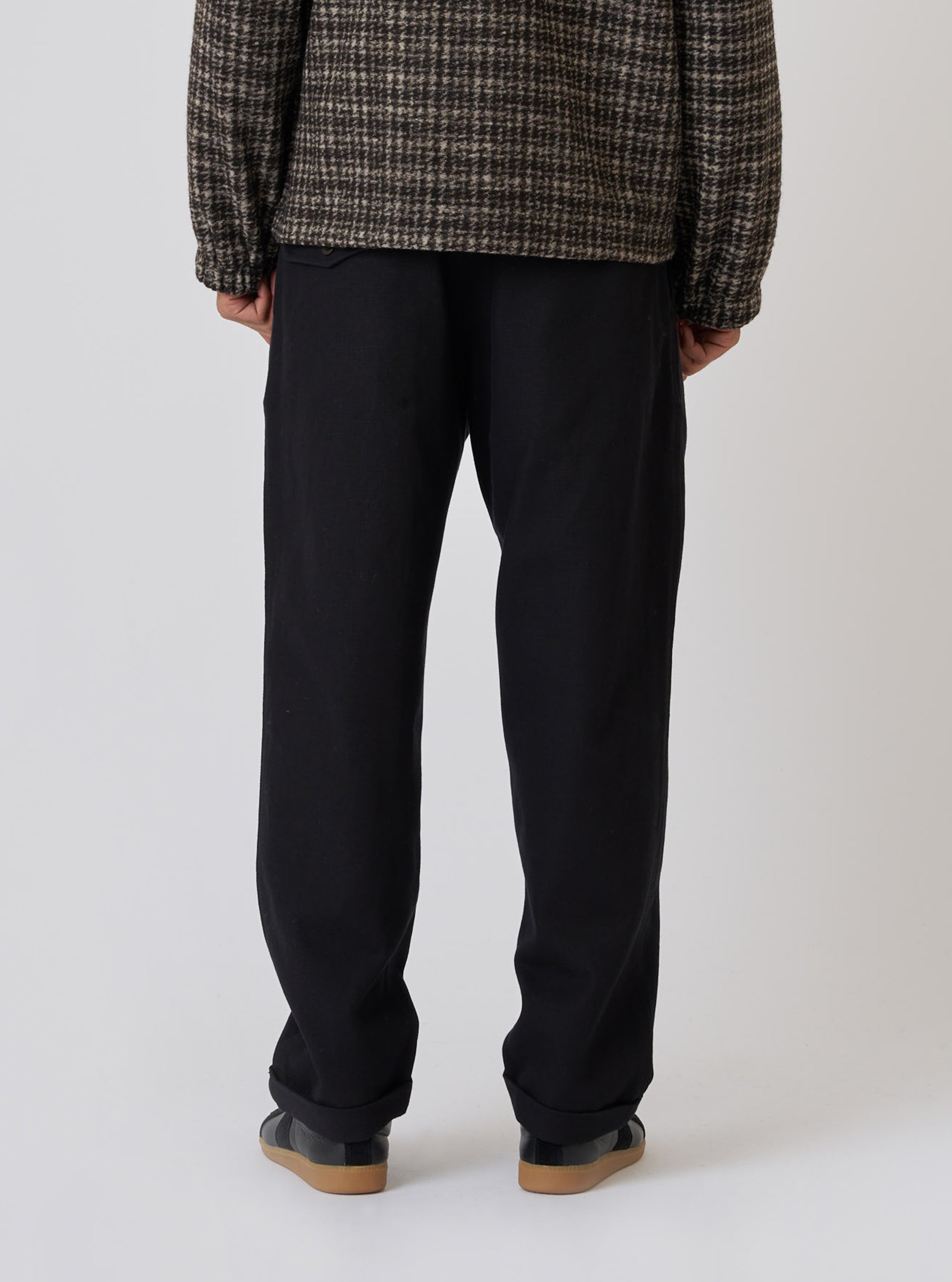 Men's Black Organic Canvas Super Chino – Universal Works