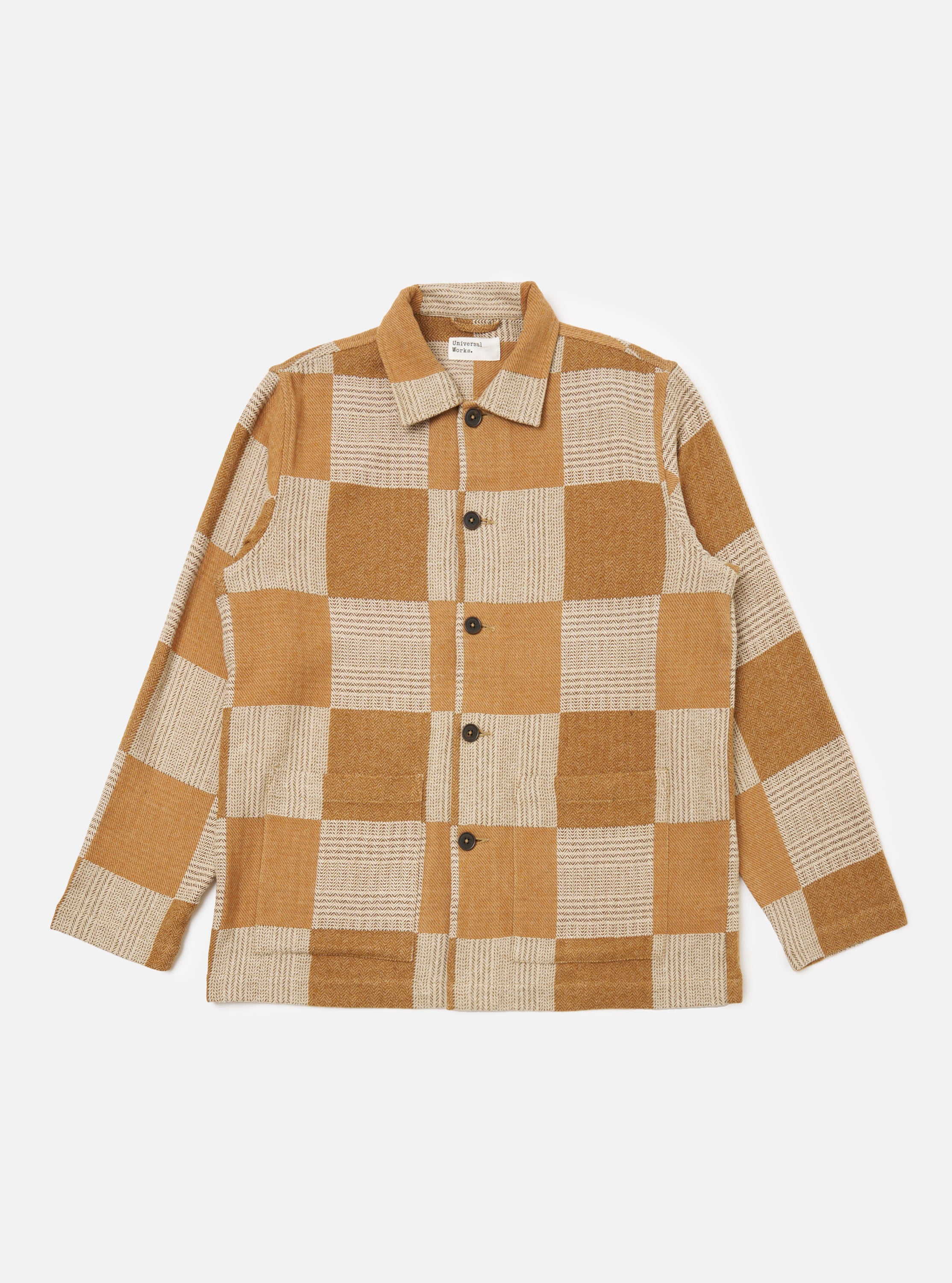 Men's Sand Japanese Patchwork Easy Jacket – Universal Works