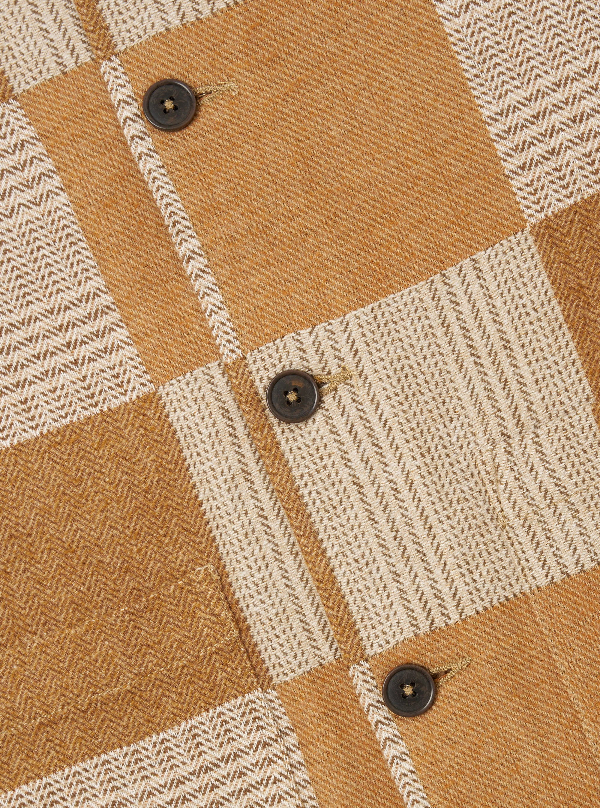 Sand Japanese Patchwork Easy Jacket