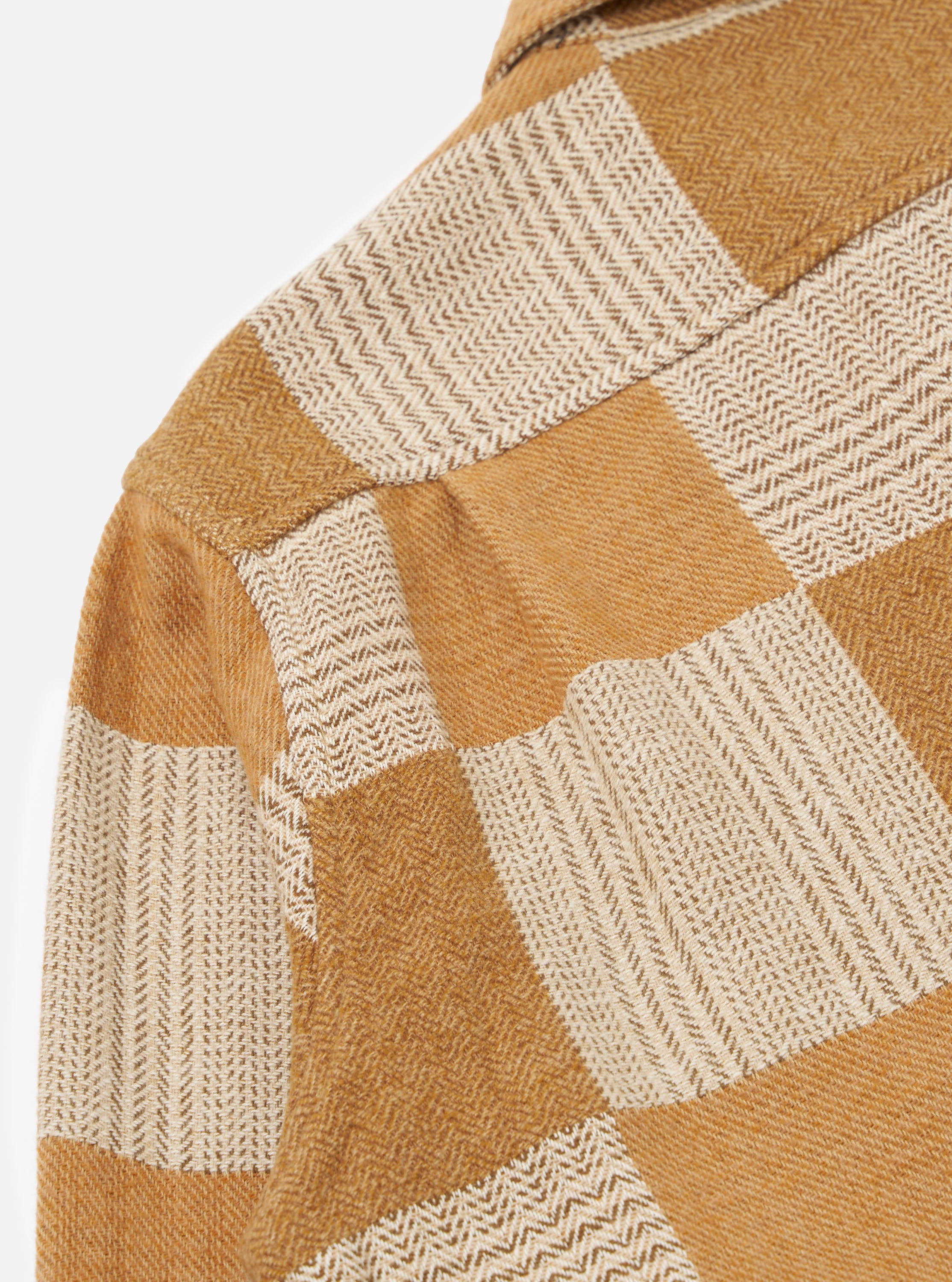 Men's Tan Patchwork Easy Jacket – Universal Works