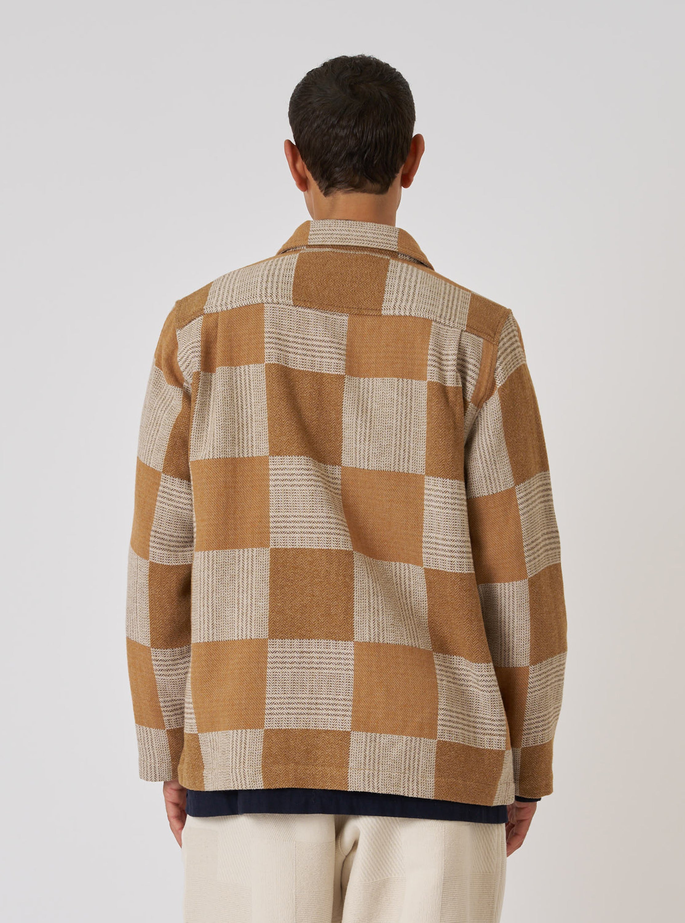 Men's Tan Patchwork Easy Jacket – Universal Works