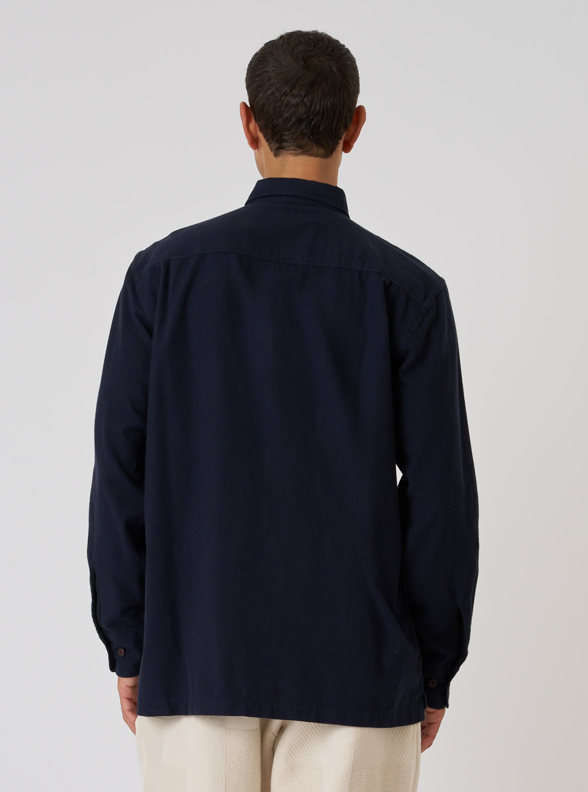 Dark Navy Sid Flannel CPO Shirt