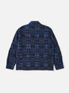 Navy Madras Patchwork Duty Jacket