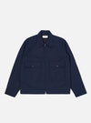 Navy Linen Slub Weave E130 Jacket