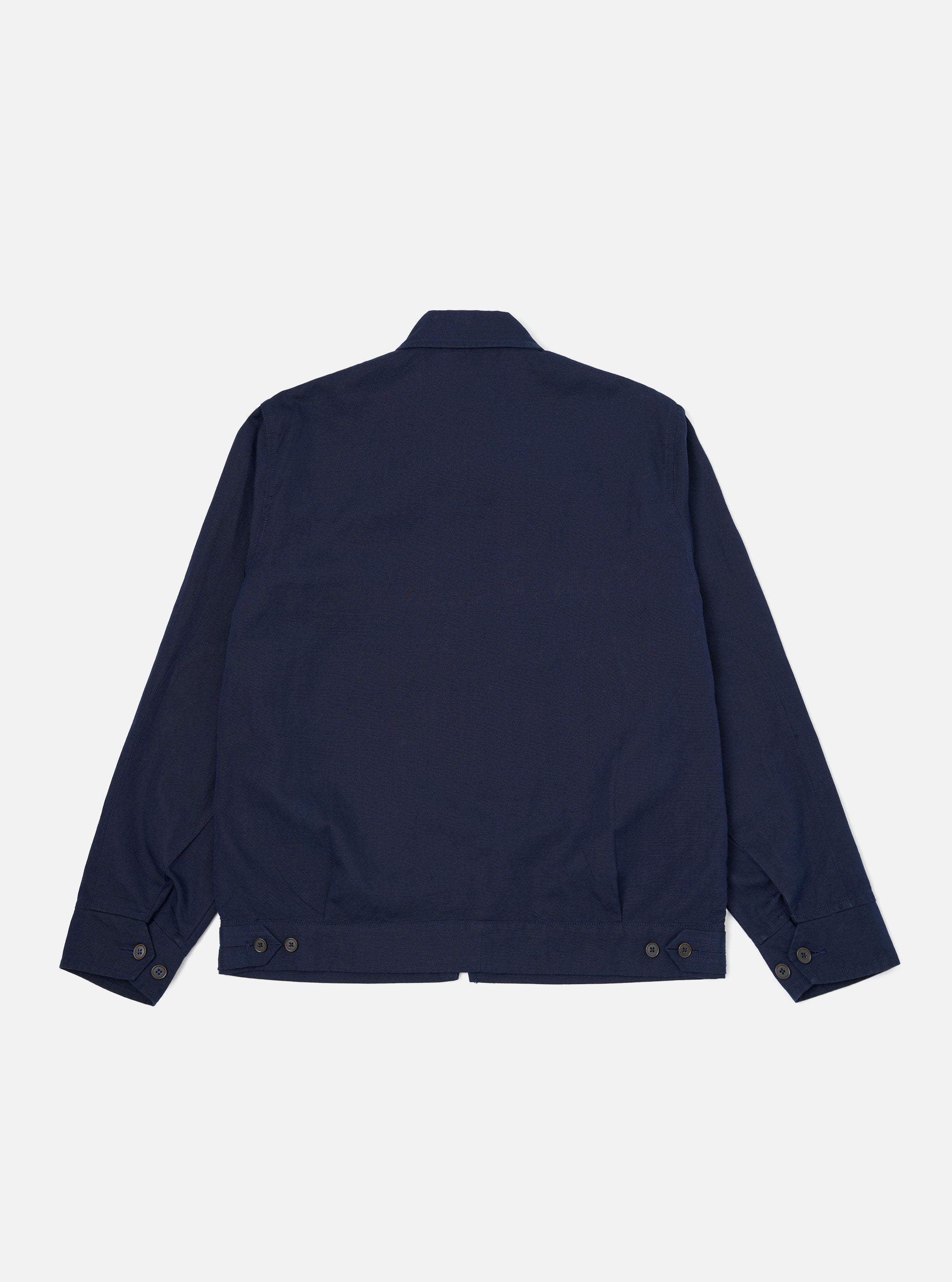 Men's Navy Linen E130 Jacket – Universal Works