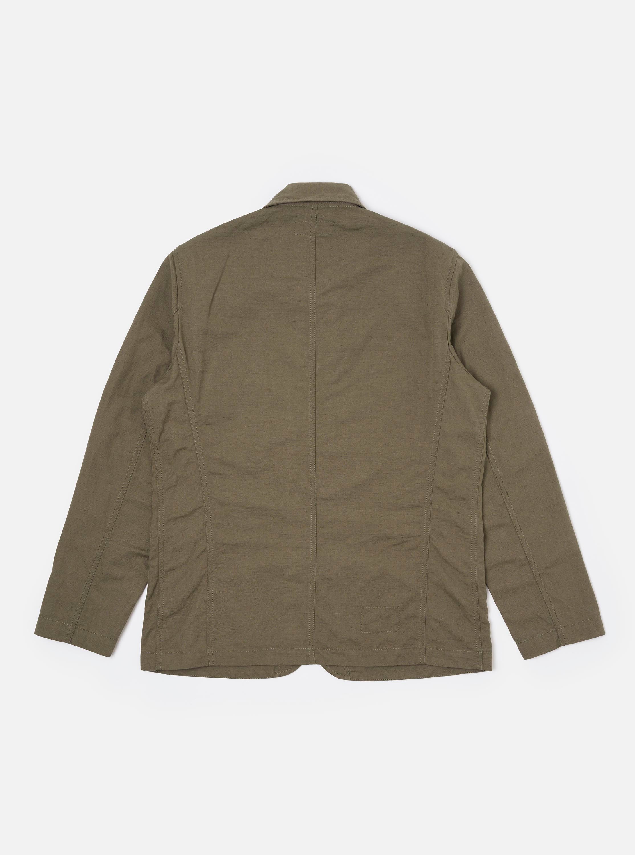 Olive Linen Slub Weave Bakers Chore Jacket – Universal Works
