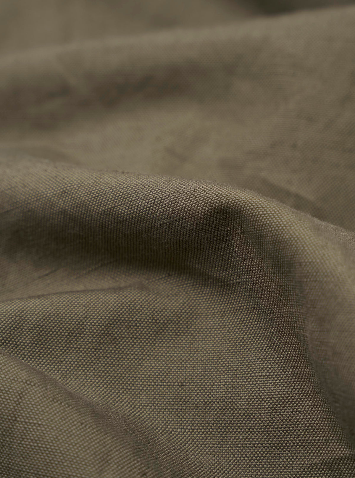 Olive Linen Slub Weave Dizzy Trouser