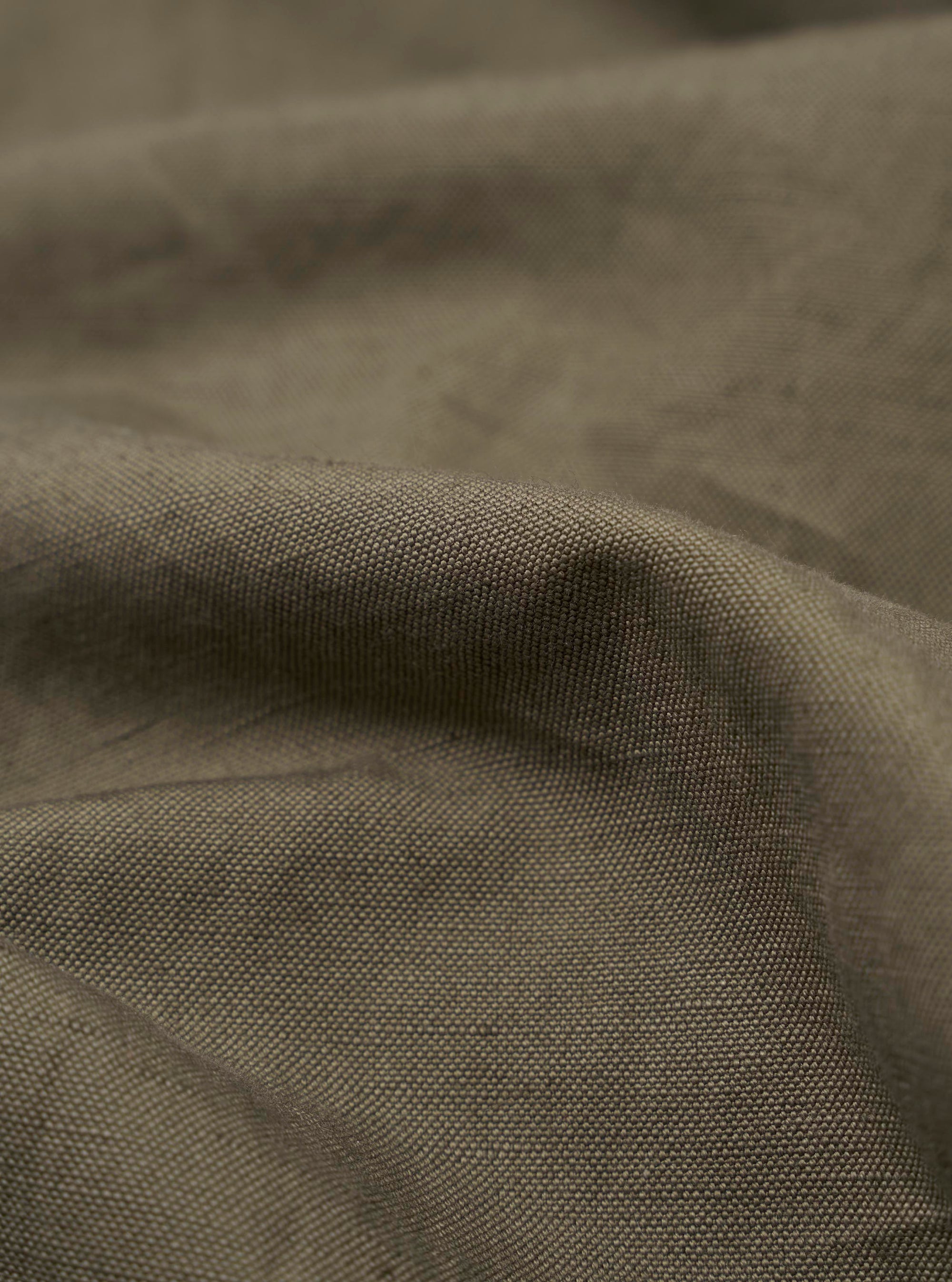 Olive Linen Slub Weave Dizzy Trouser