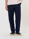 Navy Linen Slub Weave Dizzy Trouser