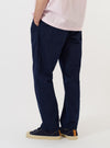 Navy Linen Slub Weave Dizzy Trouser