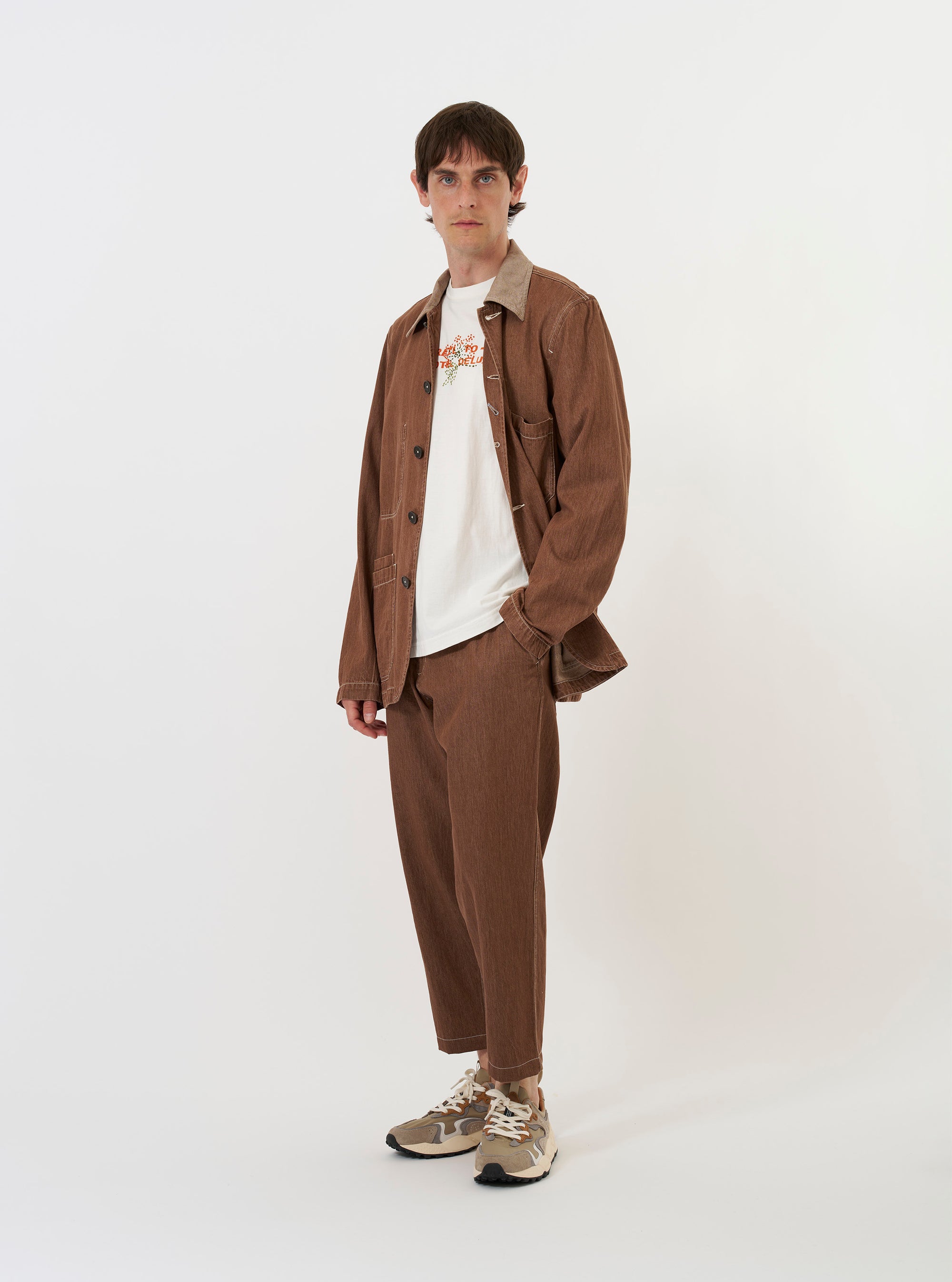 Brown Meco Denim OG Bakers Chore Jacket