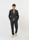 Charcoal Seattle Cotton Two Button Jacket