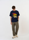 Navy Single Jersey Multi UW Print Multi UW Print Tee