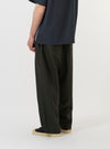 Olive Marl Tropical Suiting Dutch Pant