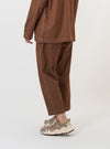 Brown Meco Denim Hi Water Trouser