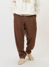 Brown Meco Denim Patched Fatigue Pant