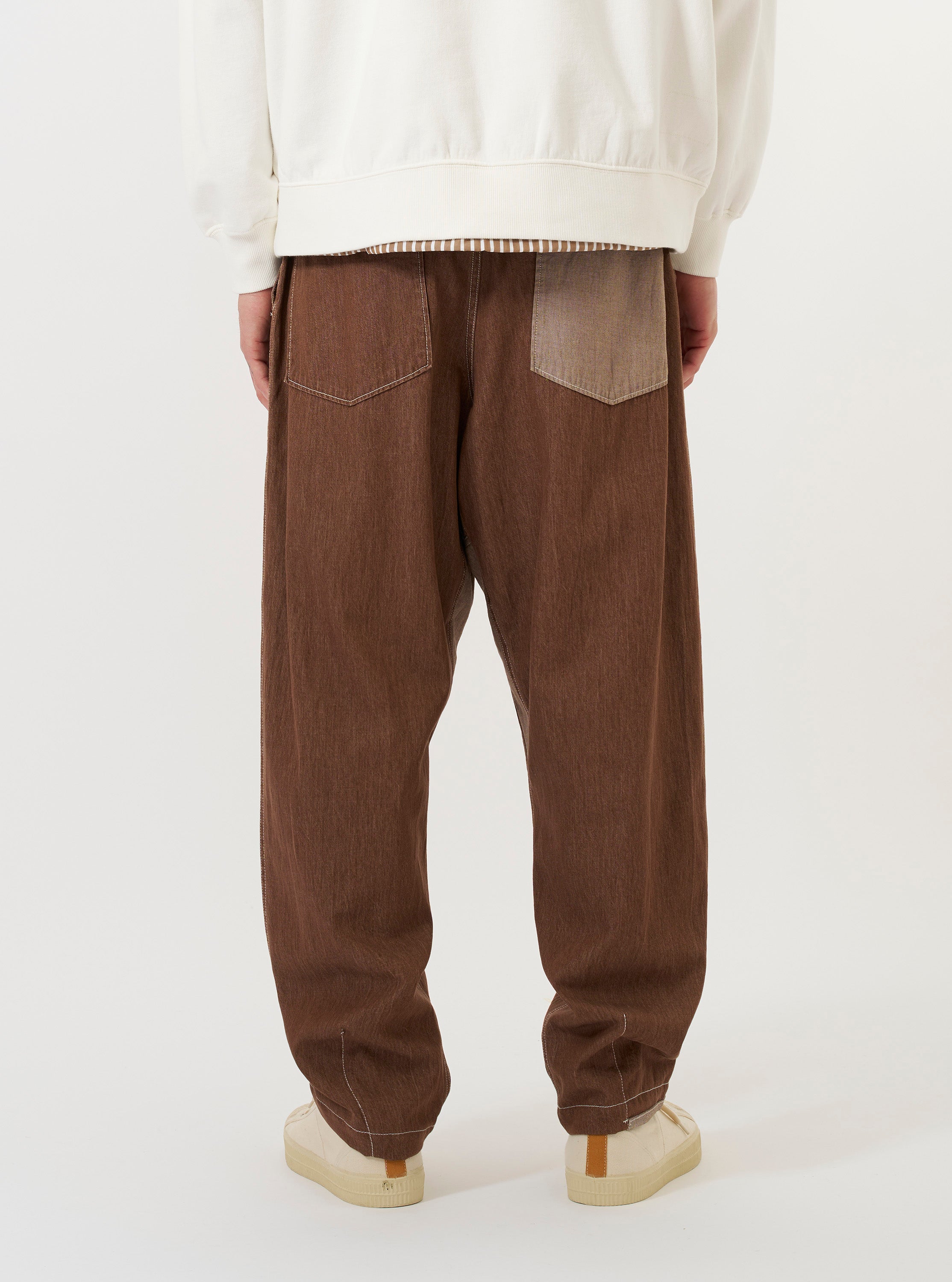 Men's Brown Meco Denim Patched Fatigue Pant – Universal Works