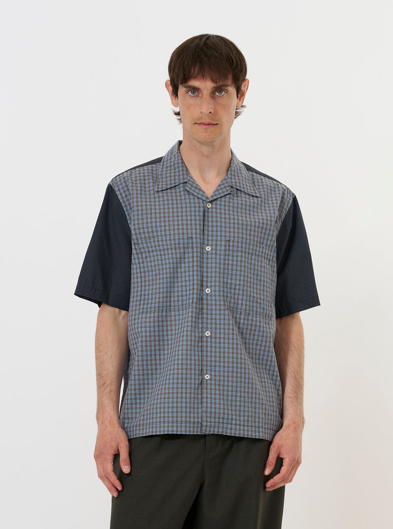Mixed Check Plaid Camper Shirt