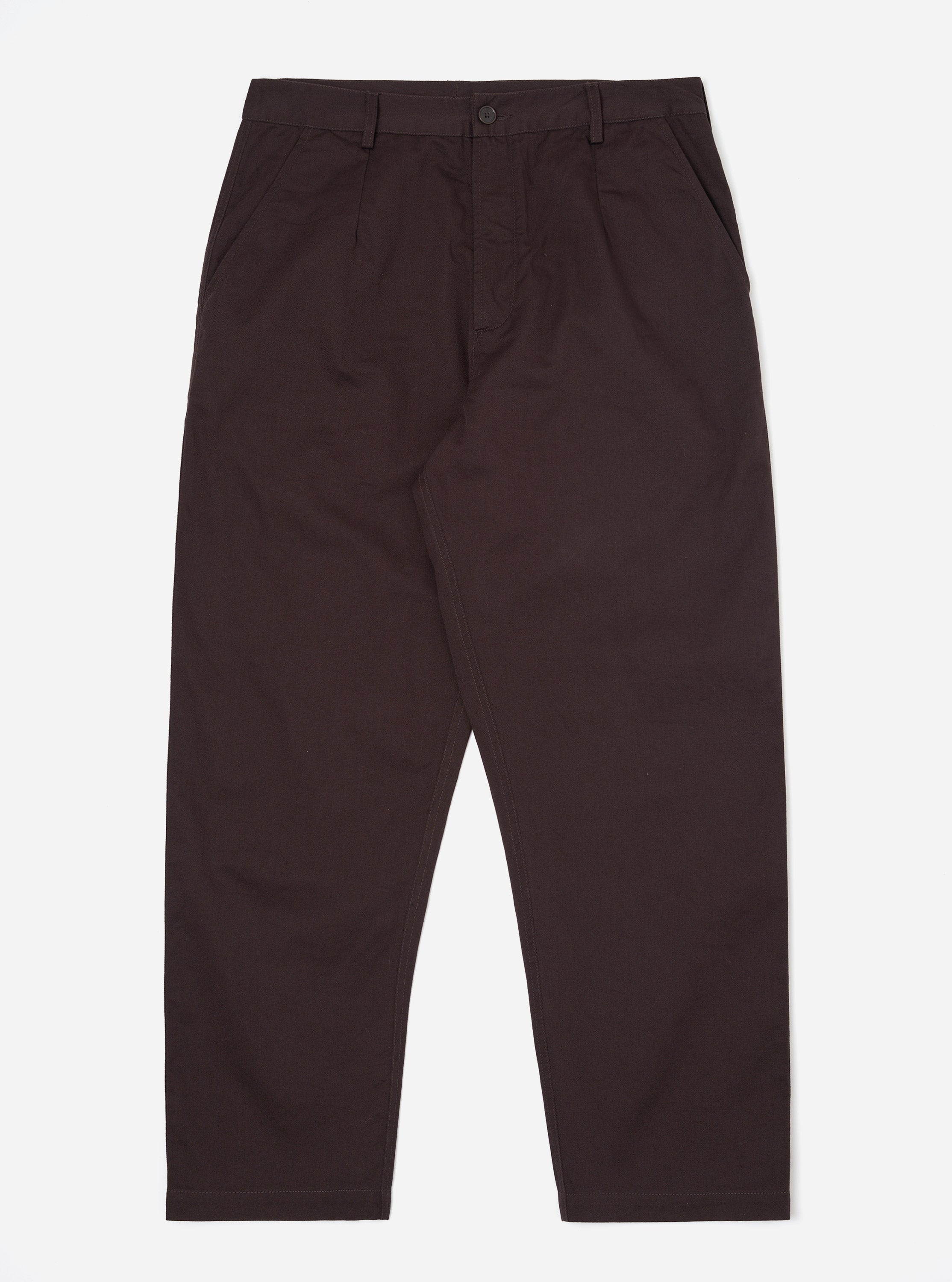 Men's Brown Twill Dizzy Trouser – Universal Works