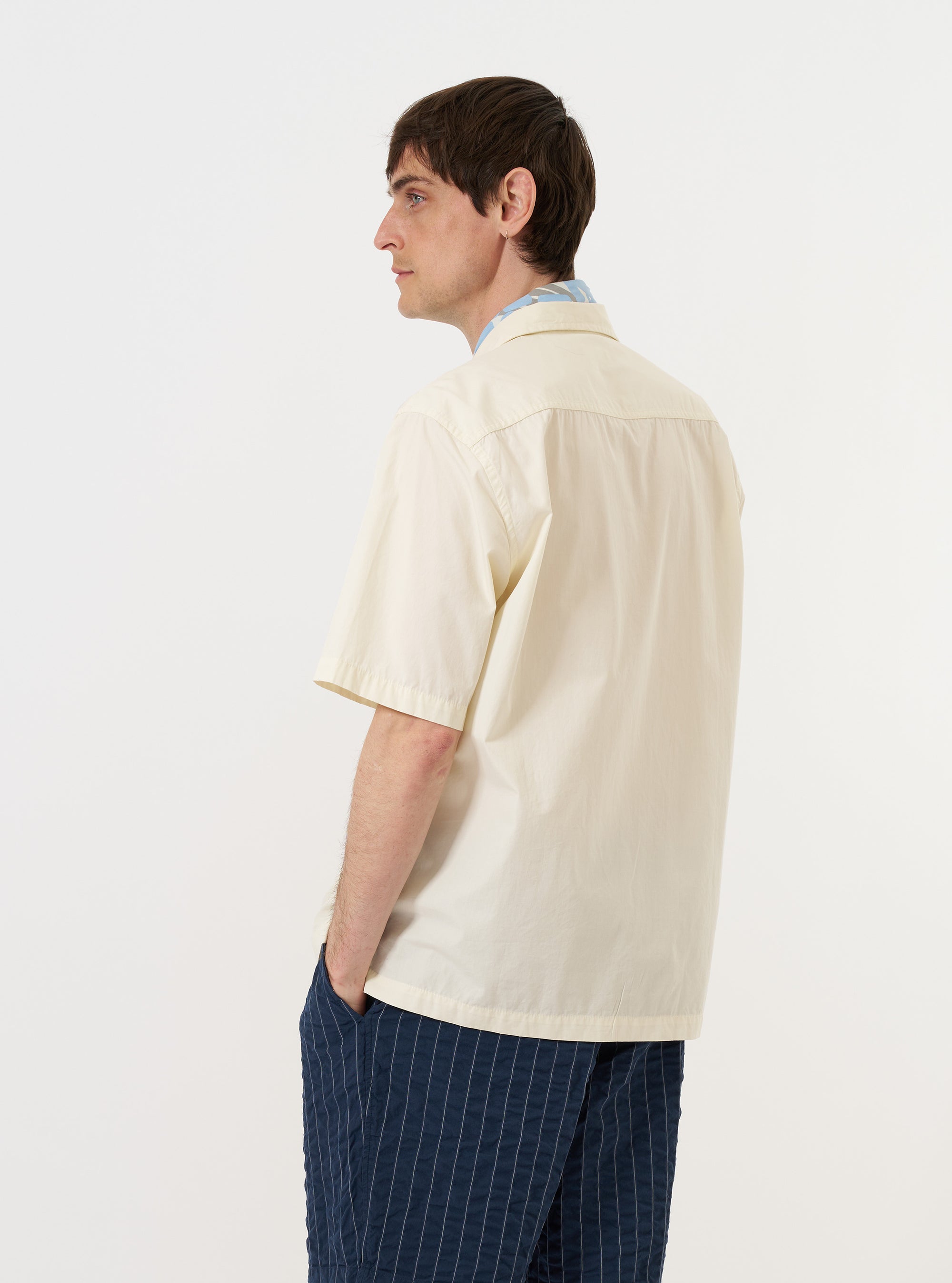 Ecru Broadcloth Camp Shirt