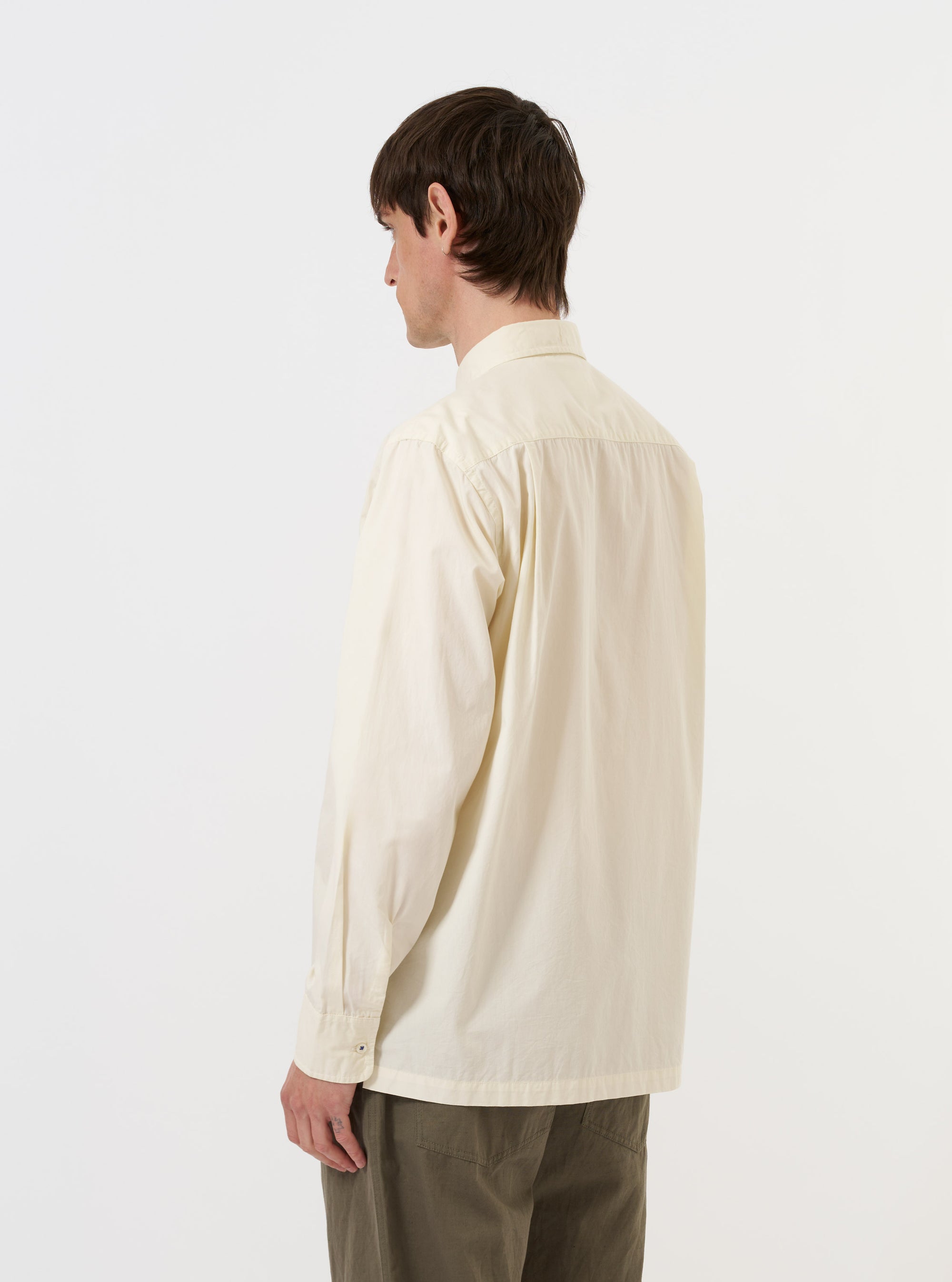 Ecru Broadcloth Lucky Shirt