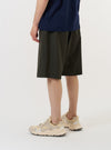 Olive Marl Tropical Suiting Vacation Short