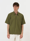 Olive Broadcloth Ewan Shirt