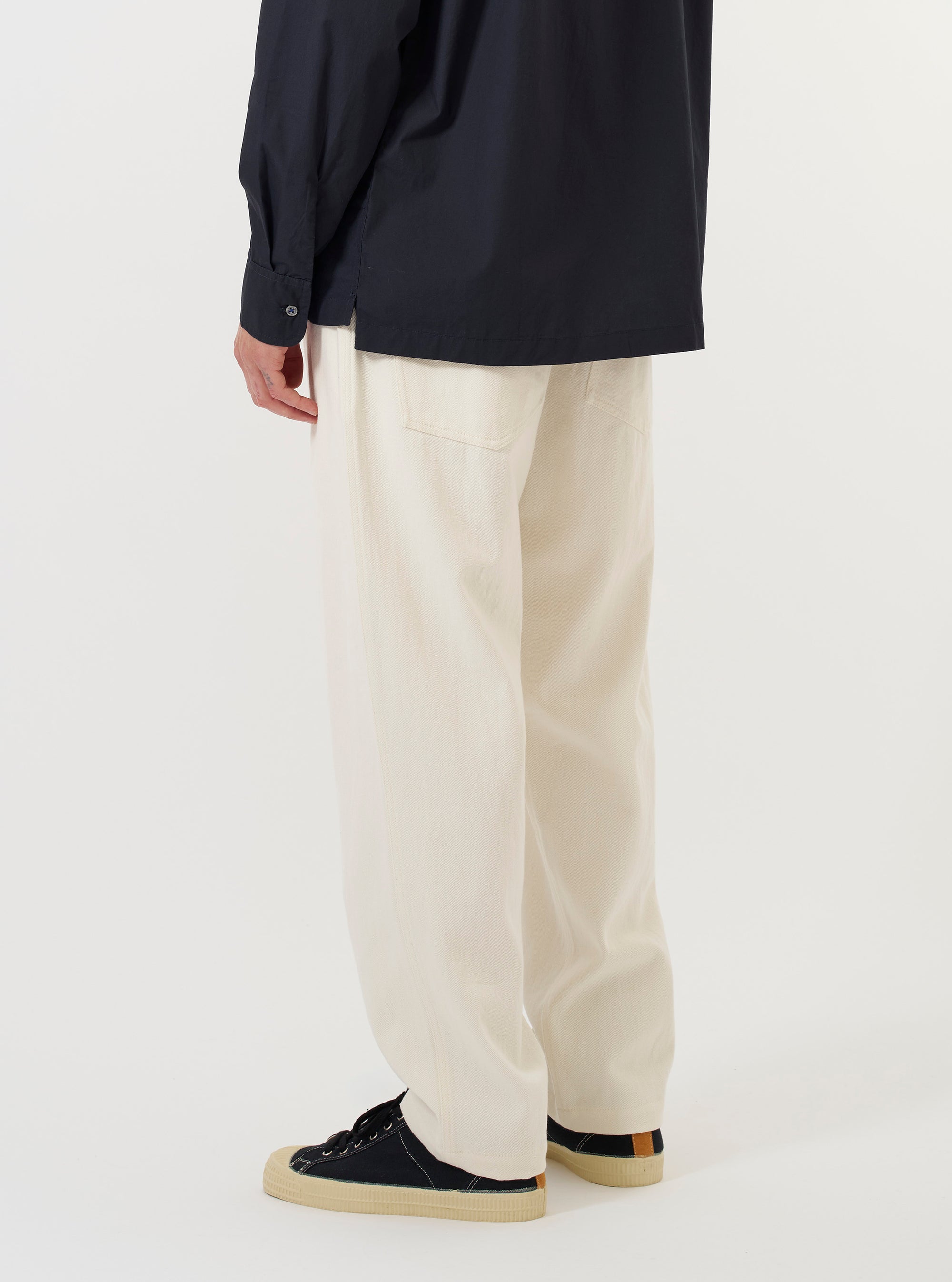 Ecru Slub Drill Dizzy Trouser