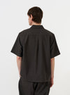 Brown Marl Tropical Suiting Ewan Shirt