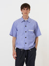 Blue/White Cotton Stripe Z Tech Overshirt
