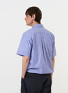 Blue/White Cotton Stripe Z Tech Overshirt