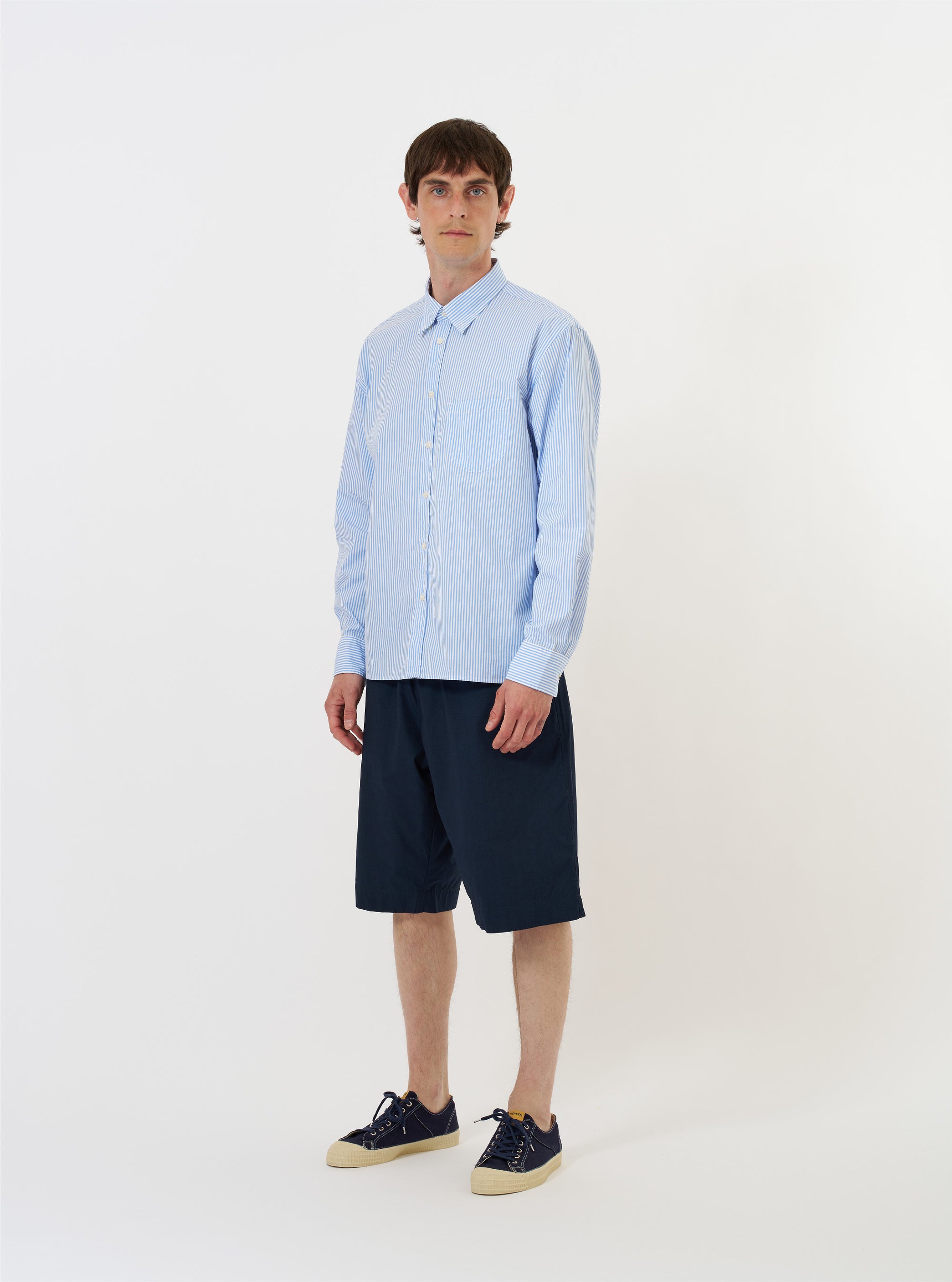 Sky/White Classic Nipon Stripe Lazy Day Shirt