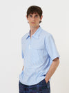 Sky/White Classic Nipon Stripe Ewan Shirt