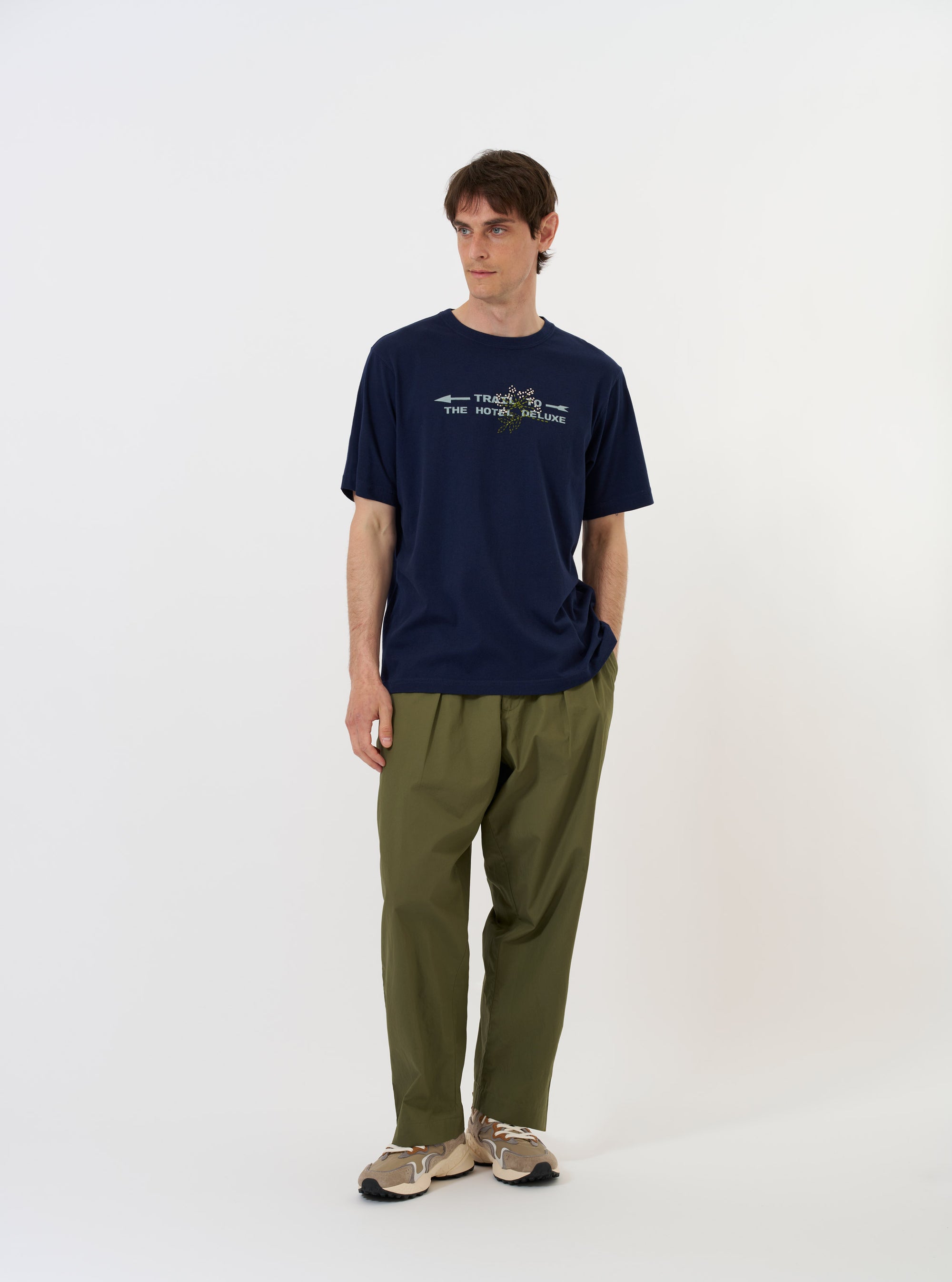 Navy Single Jersey Trail Trail To Hotel Delux Tee