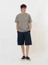 Grey OS Stripe Jersey Core Tee