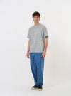 Pale Blue OS Stripe Jersey Core Tee