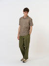 Brown Sound Wave Jersey Vacation Polo