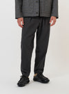 Charcoal Seattle Cotton Pleated Track Pant