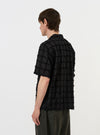 Black 3D Check Road Shirt