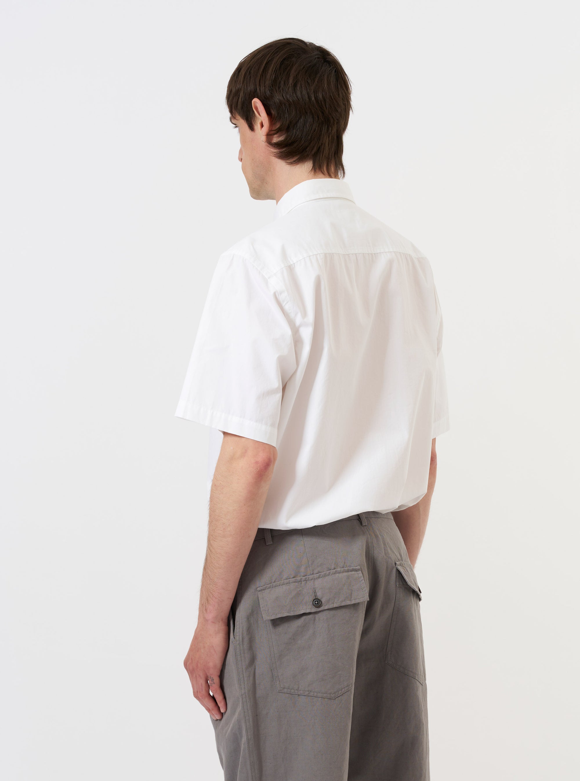 White Poplin Frill Shirt