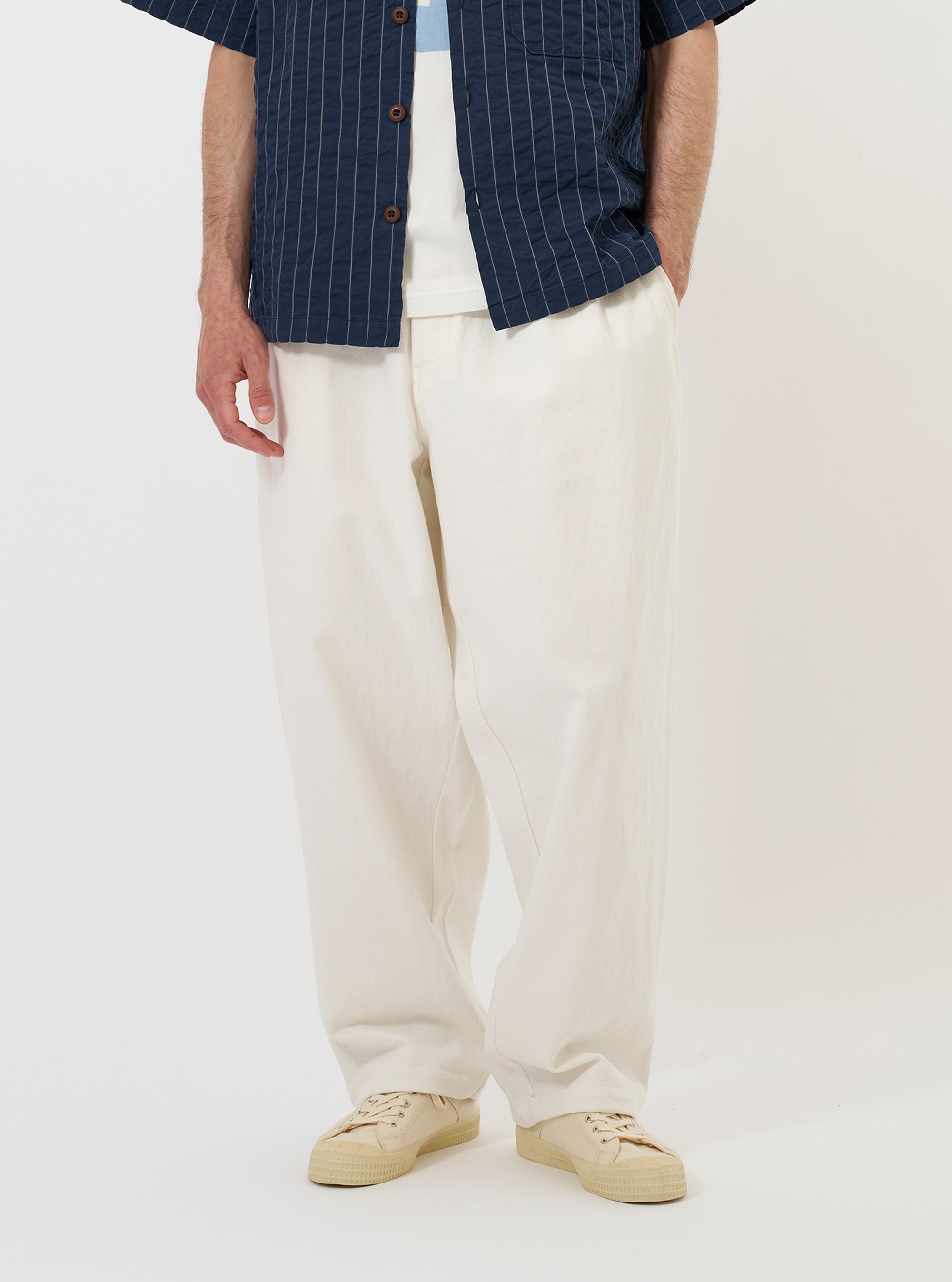 Ecru Slub Drill Dutch Pant